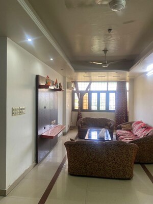 Living Room in 3 BHK Apartment at Ip Extension – for Rent