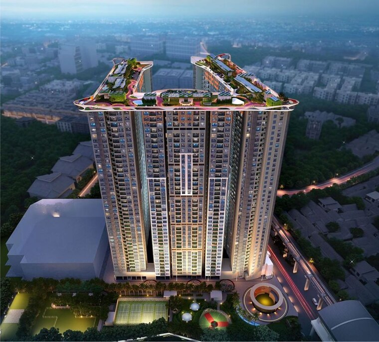 Exterior View, siddha-sky-phase-2 3 Bedroom 907 Sq.Ft. Apartment In Wadala Mumbai 10583637