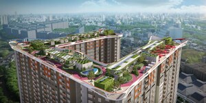 Balcony in 2 BHK Apartment at Siddha Sky Phase 2, Wadala – for Sale