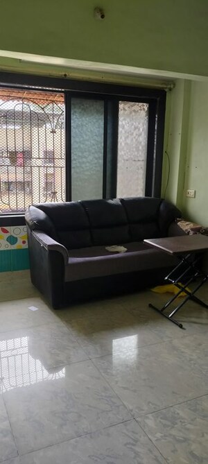 Living Room in 1 BHK Apartment at New Omkar CHS, Nerul – for Rent