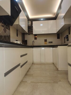 Kitchen in 3 BHK Builder Floor at Sarvodaya Enclave – for Rent