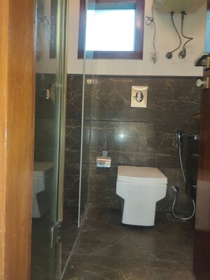 Bathroom in 3 BHK Builder Floor at Sarvodaya Enclave – for Rent