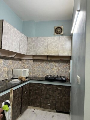 Kitchen in 2 BHK Builder Floor at Chittaranjan Park – for Rent