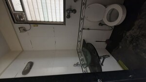 Bathroom in 2 BHK Apartment at Lake Pleasant, Powai – for Rent