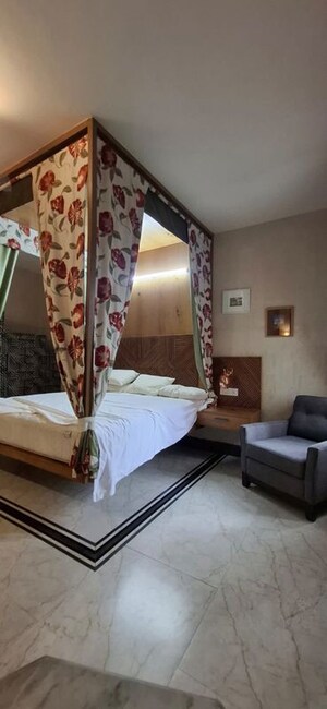 Bedroom in 4 BHK Builder Floor at Defence Colony – for Rent