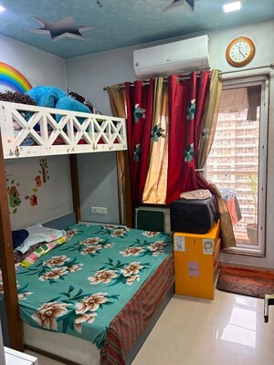 Bedroom in 2 BHK Apartment at Paradise Sai Mannat, Kharghar – for Rent