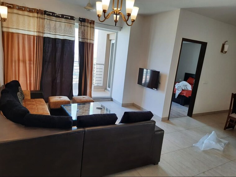 Living Room, aba-cleo-county 3 Bedroom 1827 Sq.Ft. Apartment In Sector 121 Noida 10583793