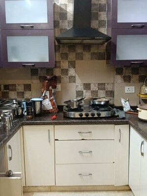 Kitchen in 3 BHK Builder Floor at Kailash Hills – for Rent