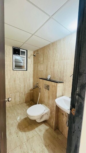 Bathroom in 1 BHK Apartment at Jambhe – for Rent