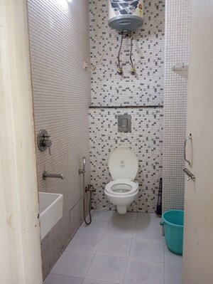 Bathroom in 1 BHK Builder Floor at Sant Nagar – for Rent