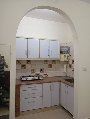 Kitchen in 1 BHK Builder Floor at Sant Nagar – for Rent