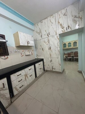 Kitchen in 3 BHK Apartment at Linga Bhavani Residency, Chanda Nagar – for Sale