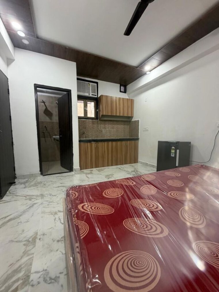 Bedroom, sector 18 1 RK 360 Sq.Ft. Builder Floor In Sector 18 Gurgaon 10583892