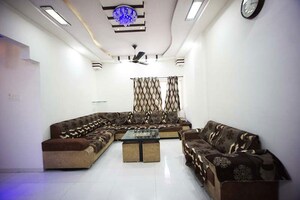 Living Room in 3 BHK Apartment at Thaltej – for Sale