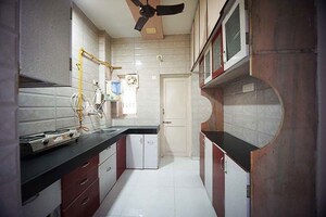 Kitchen in 3 BHK Apartment at Thaltej – for Sale