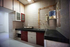 Kitchen in 3 BHK Apartment at Thaltej – for Sale