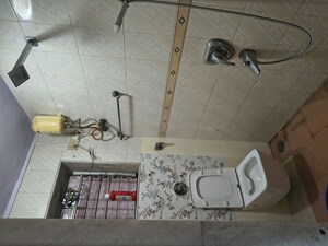 Bathroom in 1 BHK Apartment at Vishwa Nagar CHS, Ghatkopar East – for Rent