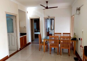 Dining area in 3 BHK Apartment at Skyline Zircon, Panampally Nagar – for Rent