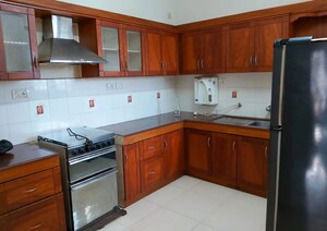 Kitchen in 3 BHK Apartment at Skyline Zircon, Panampally Nagar – for Rent