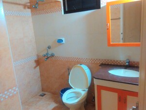 Bathroom in 3 BHK Apartment at Skyline Zircon, Panampally Nagar – for Rent
