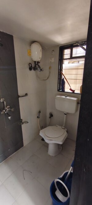 Bathroom in 1 BHK Apartment at Hubtown Gardenia, Mira Road – for Rent