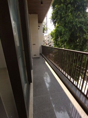 Balcony in 3 BHK Builder Floor at Greater Kailash – for Rent