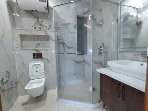 Bathroom in 3 BHK Builder Floor at Greater Kailash – for Rent