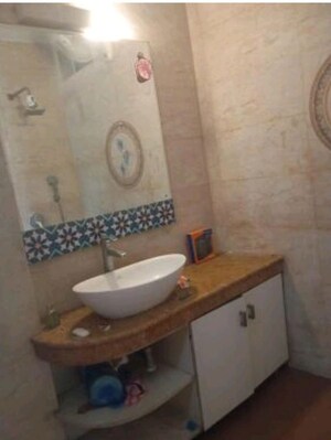 Bathroom in 3 BHK Builder Floor at Green Park – for Rent