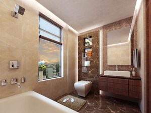 Furnished Amenities in 1 BHK Apartment at Kalpataru Immensa, Kolshet Road – for Rent