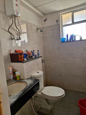 Bathroom in 2 BHK Apartment at BBD Green City Sun Breeze II, Gomti Nagar – for Rent
