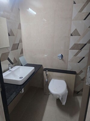 Bathroom in 3 BHK Apartment at Zen Elite, Kharadi – for Rent