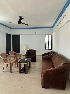 Living Room in 3 BHK Apartment at Gera Emerald City, Kharadi – for Rent