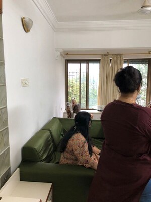 Living Room in 2 BHK Apartment at Lok Darshan, Andheri East – for Rent
