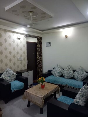 Living Room in 3 BHK Apartment at JC Heights 11, Jagdamba Nagar – for Sale