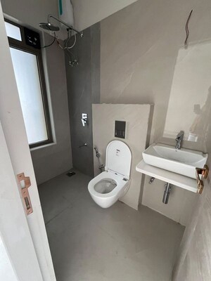 Bathroom in 2 BHK Apartment at Pratham Prerana CHS, Andheri West – for Rent
