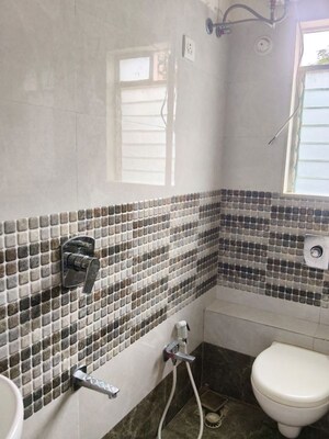 Bathroom in 3 BHK Apartment at Drishti Heights, Andheri East – for Sale