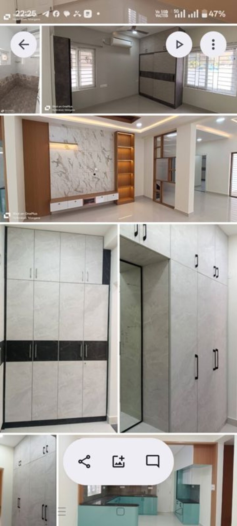 Kitchen, bose-edifice 5 Bedroom 4000 Sq.Ft. Villa In Kondapur Hyderabad 10584344