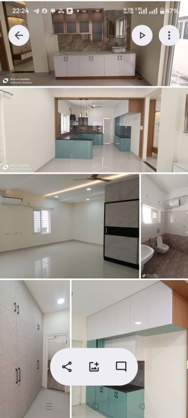 Kitchen, bose-edifice 5 Bedroom 4000 Sq.Ft. Villa In Kondapur Hyderabad 10584344