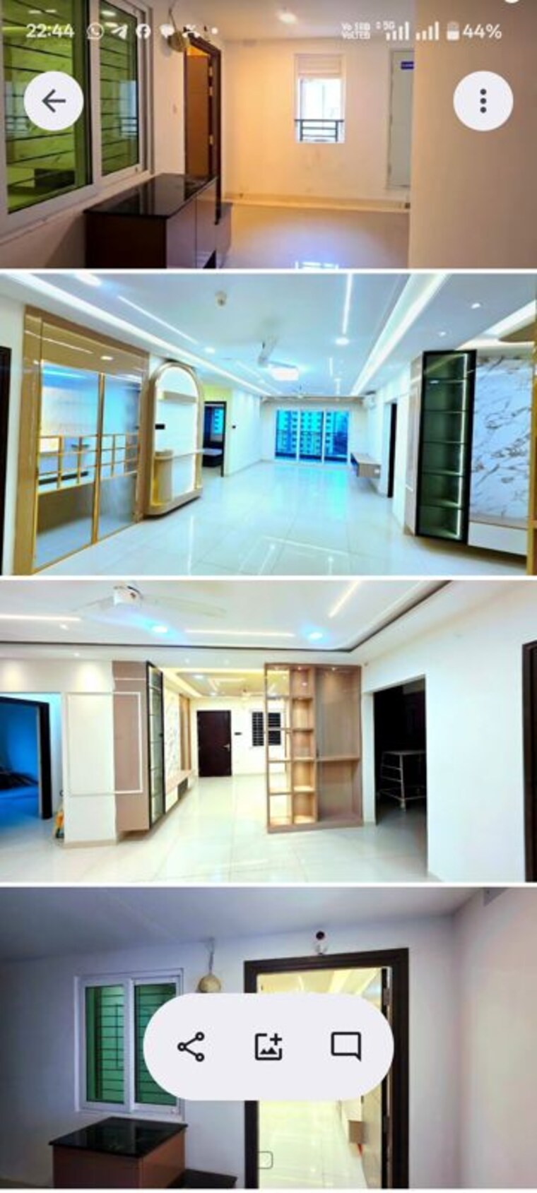 Kitchen, aparna-sarovar-zicon 3 Bedroom 2465 Sq.Ft. Apartment In Nallagandla Hyderabad 10584367