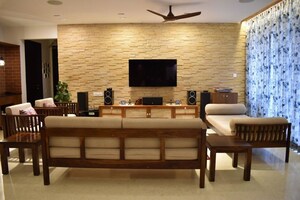 Kitchen in 4 BHK Apartment at Prestige White Meadows, Whitefield – for Rent