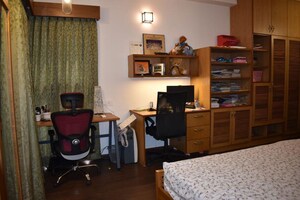 Living Room in 4 BHK Apartment at Prestige White Meadows, Whitefield – for Rent
