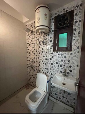 Bathroom in 1 RK Builder Floor at Chattarpur – for Rent