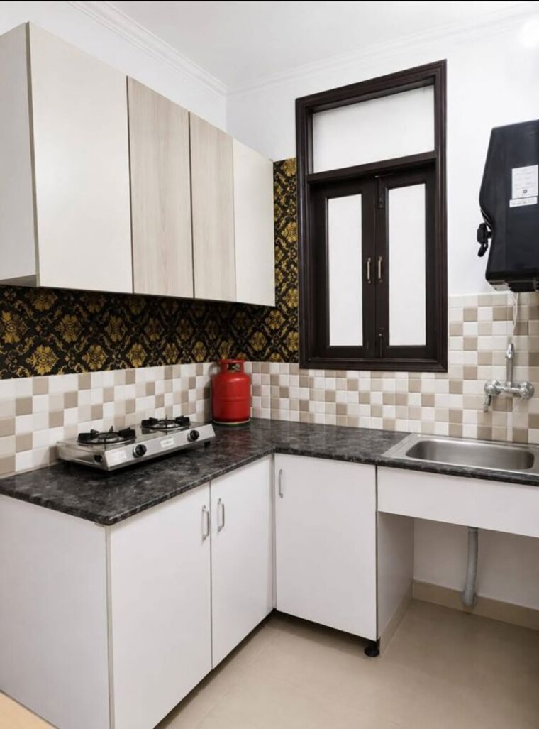 Kitchen, chattarpur 1 Bedroom 500 Sq.Ft. Builder Floor In Chattarpur Delhi 10584428
