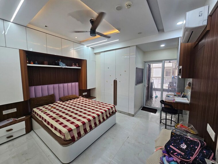 Bedroom, lr-bluemoon-homes 2 Bedroom 1050 Sq.Ft. Apartment In Raj Nagar Extension Ghaziabad 10584448