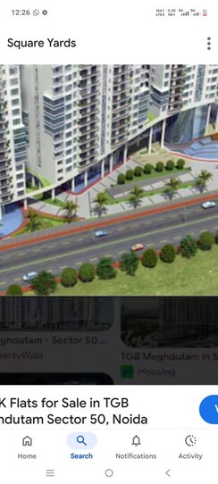 3.5 BHK + Servant Room Apartment For Rent in TGB Meghdutam