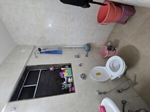 Bathroom in 2 BHK Apartment at BG Shirke Monte Verita West Tower, Borivali East – for Sale