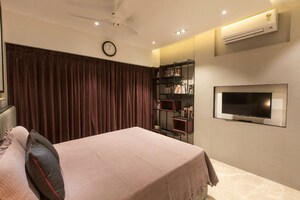 Bedroom in 3 BHK Apartment at Runwal Elegante, Andheri West – for Rent
