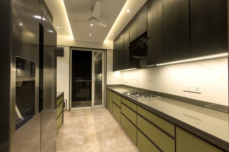 Kitchen, runwal-elegante 3 Bedroom 1870 Sq.Ft. Apartment In Andheri West Mumbai 10584489