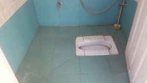 Bathroom in 1 RK Independent House at Rt Nagar – for Rent