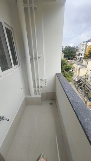 Balcony in 1 BHK Apartment at Hal 2nd Stage – for Rent